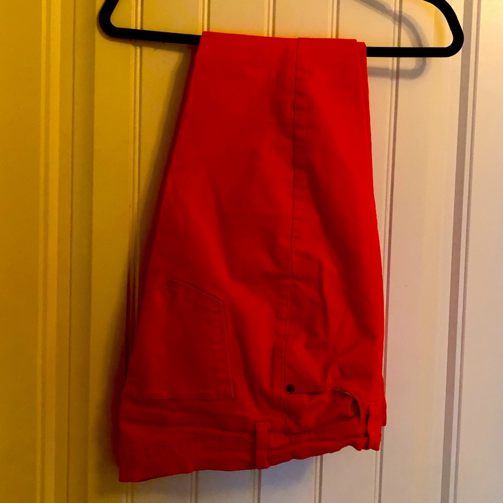 Old Navy coral jeans